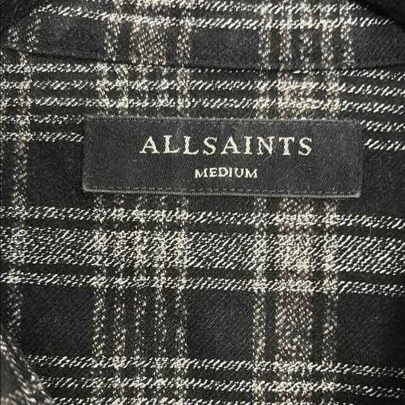 Black and White Plaid Shirt - Picture 2 of 5